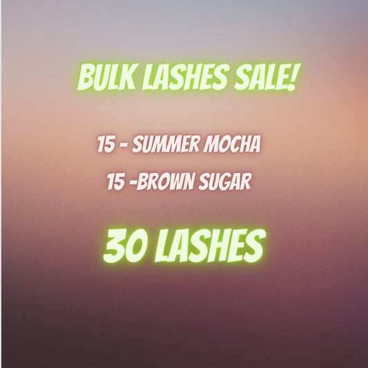 Brown Lashes - Bulk Order